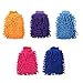 Produktbild Mini Soft Microfiber Two Sided Coral Velvet Gloves Car Wash Gloves Automobile Supplies 22 * 15cm Car Wash Glove