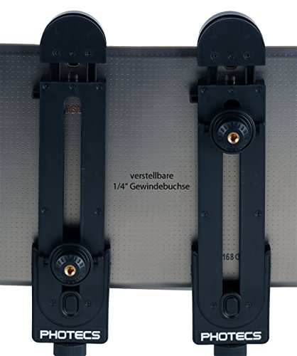 Photecs Tablet Stativ Pro V3-PX, vielseitig verstellbarer Tablet Tischständer, Tablethalter, Halterung für iPad, andere Tablets u. große Smartphones bis 27,5 cm - 5