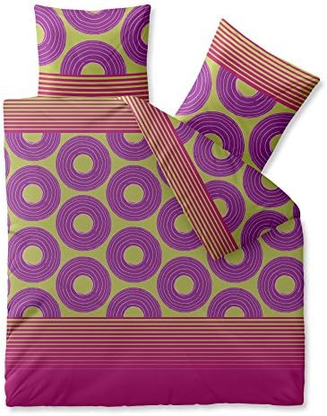 Bed Linen 200 x 220 cm Microfibre, Harmony Celin ATEX 0002535 Nea Purple Pink Yellow