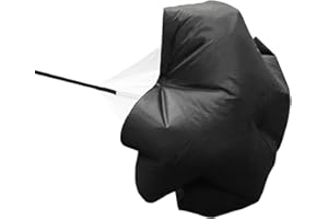 Splay Speed Chute, Sprint Parachutes, Speed Resistance Training Parachute Equipment with Adjustable Strap Improve Sprint Speed and Agility for Football,Basketball,Cycling Training