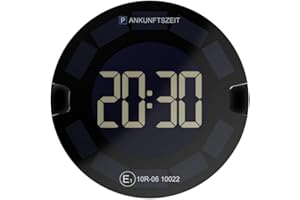 ‎OOONO OOONO P-DISC 3 [New] - Elektronische Parkscheibe Solar mit Zulassung fürs Auto - Automatische Digitale Parkscheibe Elektrisch - Solarbetriebene Parkuhr mit bis zu 5 Jahre längerer Batterielaufzeit