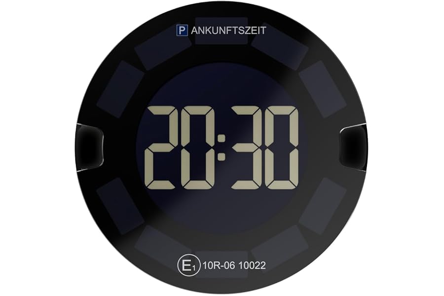 OOONO P-DISC 3 - Elektronische Parkscheibe Solar mit Zulassung fürs Auto - Automatische Digitale Parkscheibe Elektrisch - Sol