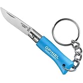 Opinel O002270 Llavero N&deg;02 Azul Cian, Cam G&ouml;beği, 8,3 Cm