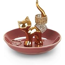 Piattino a forma di gatto da 3,75 con divisorio I Vassoio in ceramica per accessori e condimenti/portaoggetti, portaoggetti ad anello I Regalo perfetto per gli amanti dei gatti! - Italia Piattino a forma di gatto da 3,75 con divisorio I Vassoio in ceramica per accessori e condimenti/portaoggetti, portaoggetti ad anello I Regalo perfetto per gli amanti dei gatti! - Italia