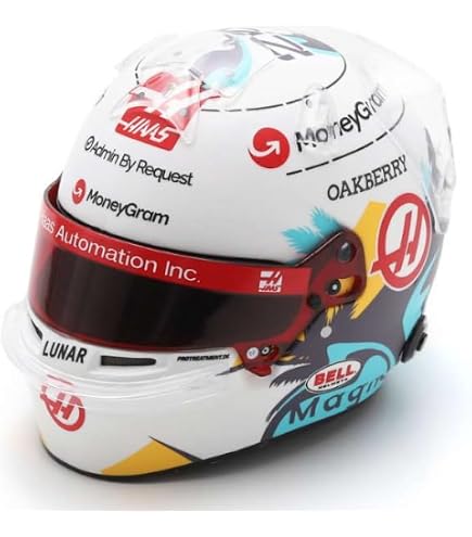 Casque F1 Arturo Merzario Ferrari 1973 - Échelle 1/5 - Réplique Collection Pour Vitrine