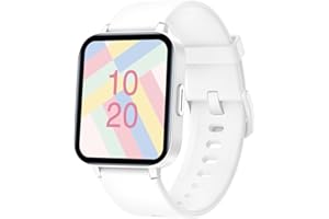 HUAKUA Orologio intelligente per uomo e donna, 1,69 pollici, touch screen HD, con monitoraggio SpO2, monitor del sonno, contapassi, orologio multi modalità di allenamento per Android iOS