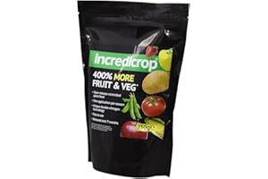 Multi-Purpose Slow Releasing Granular Plant Fertiliser Food for Healthy Flowers, Fruit & Vegetables, Easy to Use Harvest 400% more, Incredicrop® 1 x 750g Pack by Thompson & Morgan