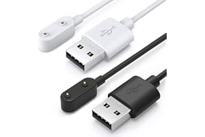 TUSITA Ladekabel Ladegerät Kompatibel mit Huawei Band 9/Band 8/Band 7/Band 6/6 Pro, Huawei Watch Fit/Fit 2/Fit Mini/Fit New, Honor Band 9/7/6/Watch ES, Samsung Galaxy Fit 3, Huawei 4X/4Pro, 2 Stück,1M