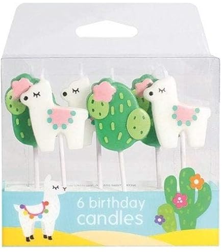 Amosfun - Set De Vaisselle Jetable Thème Lama Alpaga - 25 Pièces (assiettes, Tasses, Pailles) Vert - Décoration Fête Anniversaire Enfant