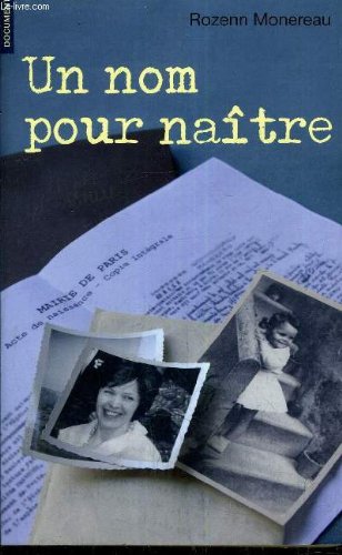 couverture de : Un nom pour na&icirc;tre