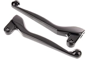 MZA Set: Handhebel - Aluminium massiv, Brems- und Kupplungshebel - Schwarz - Simson S50, S51, S53, SR50, KR51/2 Schwalbe