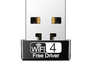 Wodgreat WiFi Adapter, Nano WiFi Dongle 150Mbps USB Wifi Adapter Built in Driver Plug and Play, 2.4GHz, 802.11.N Wireless Dongle for PC/Desktop/Laptop Support Windows 11/10,8,7,XP