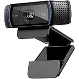 Logitech Webcam C920 HD Pro, Appels et Enregistrements Vidéo Full HD 1080p, Gaming Stream, Deux Microphones, Petite, Agile, R