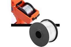 YWBL-WH 0.8mm Steel Tie Wire 4Pcs Tying Wire 110m Length for Automatic Tying Machine and DIY Home and Garden Supplies