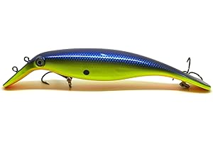 AYVANBER 18 Cm Large Plastic Fishing Lures for Bass, Swimbait Fishing Lures Bait Baits Life-Like Lure Minnow Bass Pike Musky New