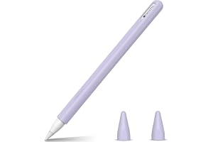 Fintie silikonskyddsfodral för Apple Pencil Pro och Apple Pencil 2. generationen, lätt pennfodral, mjukt skyddande pennhållar