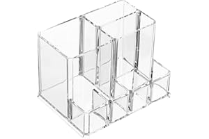 GFREN Make-Up Organizer, multifunktional, Acryl transparent, Makeup I Kosmetik I Schmuck I Schminke I Accessoires I Bad I Kosmetik Organizer I Badezimmer Organizer (Rechteckig)