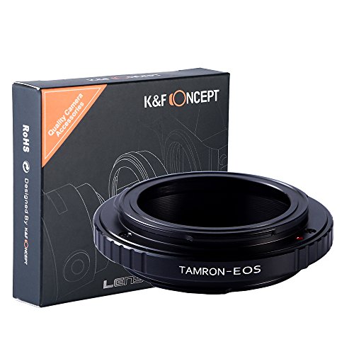 K&F CONCEPTLens Mount Adapter for Tamron to EOS, Compatible with Tamron Adaptall2 Adaptall-2/adapterll II Mount Lens and Compatible with Canon EF EF-S EOS Mount Cameras