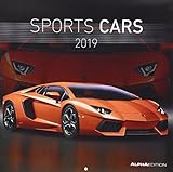 Sports Cars 2019 - Autokalender / Broschürenkalender (30 x 60 geöffnet) - Sportwagen - Autokalender - Fahrzeuge - Wandplaner by