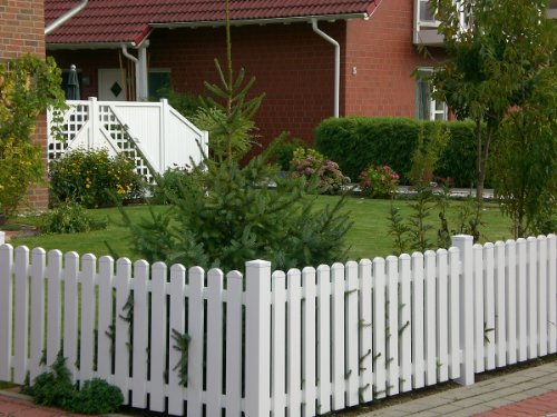 Preisvergleich Produktbild Bauer 114204, Bauer Kunststoff Zaun Lattenprofil Standard 0,98m in weiß