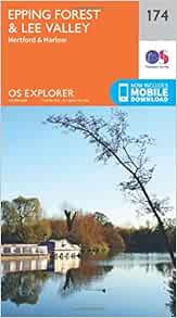 Os Explorer Map 174 Epping Forest Lee Valley Amazon Co Uk