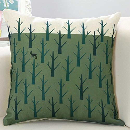Simple sofa pillow Office NAP pillow Dormitory bed students back car waist cushion-E 55x55cm(22x22inch)VersionB