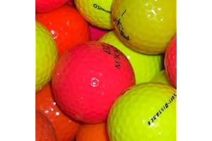 EASY LAKEBALLS 50 Colourful Mix Lake Balls / Golf Balls - Quality AAA/AA