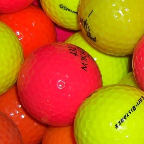 50 BUNTE MIX LAKEBALLS / GOLFBÄLLE - QUALITÄT AAA / AA