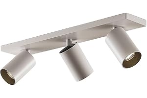 ‎ARCCHIO Arcchio Deckenlampe/Deckenstrahler 350° drehbar & 90° schwenkbar, Deckenspot 3 x GU10 max. 8W ohne Leuchtmittel Deckenleuchte Strahler Spot