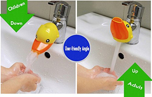 Edealing New Faucet Extender For Toddle Kids Children Hand Washing Leaves Shade