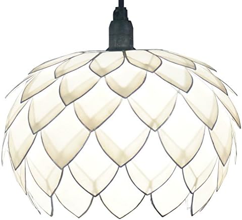 Sophisticated Design, Layered Petal, Sea of Danity Shell Capiz Pendant
