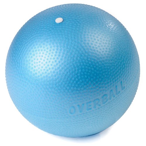 Overball 25 cm blau weicher griffiger Ball