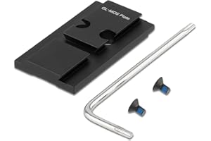 ‎TOOPMOUNT ToopMount Sucher-Punktvisier-Montageplatte, GL-MOS-AC Optik-Montageadapterplatte, Punktvisier-Schiebehalterung passend für GL-MOS, Sucherhalterung mit Schrauben und T10-Schlüssel für Outdoor-Sport