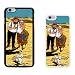Produktbild Tim und Struppi Schutzhülle für Apple iPhone 6 & Plus – schwarz – T1239 – Snowy Captain Schellfisch – Schwarz