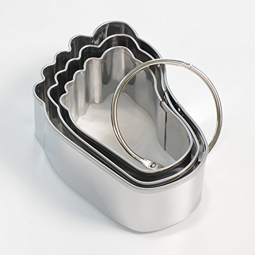 ProCook Ausstechformen Füße, Keksausstecher, Plätzchenausstecher, 3-teiliges Set - 3