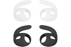 VULCYXA 2 Paires Crochet Oreille pour AirPods 4, Support pour AirPods 4, Earhook pour Airpods 4, Accessoires de Maintien Sécurisé pour Écouteurs, Crochets de Maintien TPU, pour Sport Course Gym
