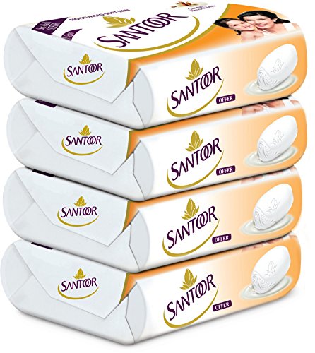 Santoor Sandal and Almond Soap – 100 g (Pack of 4)price