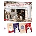 Produktbild itenga AktionsSet3 1x Roth gefüllter Adventskalender für Rentner mit Frühstücksartikeln + 4 Weihnachtskarten Klappkarten