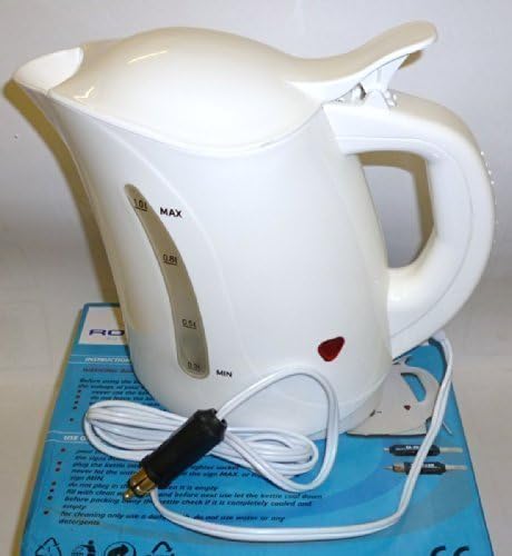 24V DC TRAVEL 1 LTS KETTLE 200W LORRY HGV MARINE BOAT HELLA POWER CIG PLUG