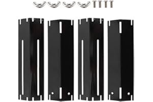 AIDNTBEO Juego de 4 piezas de quemador universal ajustable, placa de calor de acero inoxidable para barbacoa