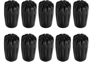 Crozgan 10Pcs Walking Stick Caps Trekking Pole Tip Protectors Walking Trekking Pole Walking Pole Rubber Tips Rubber Ends