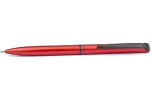 Pentel Energel BL2507 Wysokiej klasy żelowy wałek chowany 0,7 mm Matowy czerwony metalowy korpus i czarne atrybuty - Pudełko prezentowe