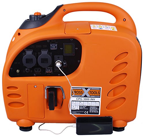 Cross Tools 68038 Inverter Stromerzeuger Generator CPG 3000 INV 2,8 kW - 4