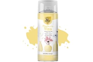 SPSIL Chalk Paint Spray 400ml, Pintura Spray a la Tiza Color Pastel Acabado Ultra Mate para Metal/Madera/Cerámica, etc (Amarillo Mango Mate, Paquete de 1), Envío desde España