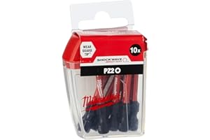 Milwaukee Shockwave PZ2 50mm Screwdriver Bits Pack of 10 4932472050