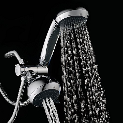 Lifewit Duschkopf mit 2m Schlauch Handbrause Duschbrause 25 Strahlarten Multifunktional Regenbrause Chrom - 8