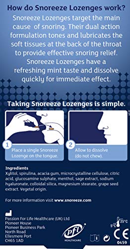 Snoreeze Oral 14 Strips by Snoreeze