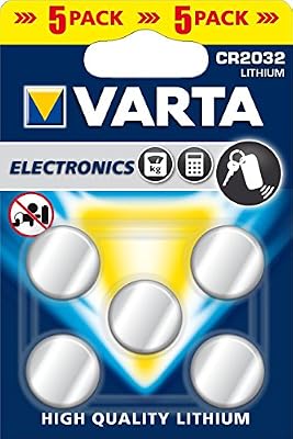 Varta Lot de 5 VARTA Professional CR2032 3V pile au lithium CR 2032