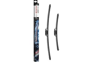 Bosch Aerotwin A116S - Limpiaparabrisas, Negro (2 unidades, 600 mm y 400 mm)