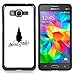Produktbild For Samsung Galaxy Grand Prime SM-G530F G530FZ G530Y G530H G530FZ/DS Case , New York Chrysler Weiß Schwarz Reich - Muster Design Hart Kunststoff Rückseite Handy Tasche Schale Etui Hülle Schutzhüllen